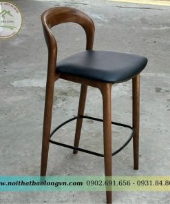 Ghế bar cafe gỗ Nevar