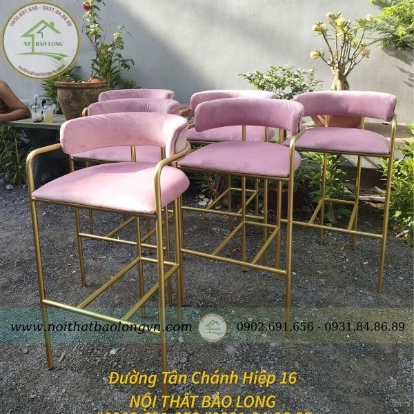 Ghế bar thiết kế chân sắt sơn tĩnh điện - Ảnh 7