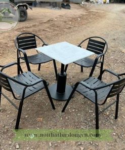 Bàn ghế cafe sắt ngoài trời
