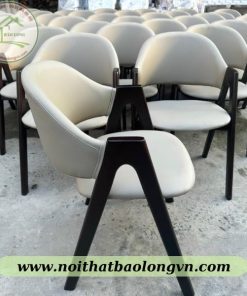 Alternative view of Ghế cafe gỗ nệm chữ A