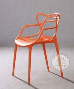 Ghế cafe nhựa đúc lưng dây