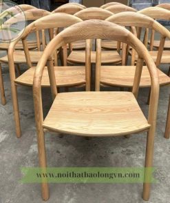 Ghế cafe Nevar có tay gỗ ash