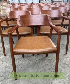 Alternative view of Ghế cafe Hiroshima gỗ cao su