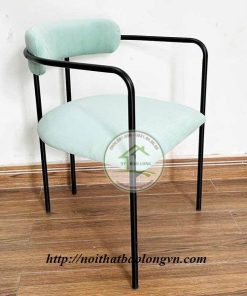 Ghế cafe khung sắt nệm nhung