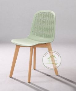 Ghế cafe nhựa chân gỗ BL3003