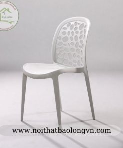 Alternative view of Ghế cafe nhựa đúc tựa lưng hiện đại