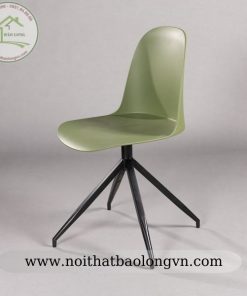 Ghế nhựa đúc chân xoay