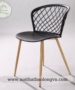 Ghế nhựa Pantry chân sắt hiện đại