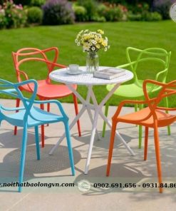 Bộ bàn ghế nhựa cafe BL3008