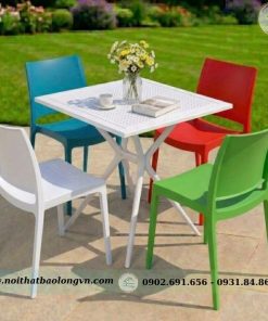 Bộ bàn ghế nhựa hiện đại