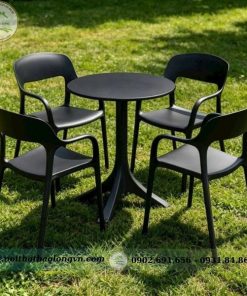 Bộ bàn ghế nhựa đúc có tay 3027 - Ảnh 7
