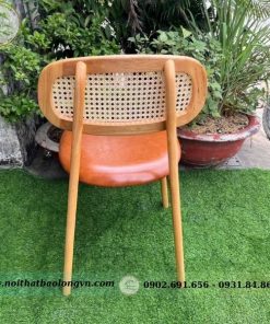 Ghế gỗ cafe Secco lưng lưới - Ảnh 4