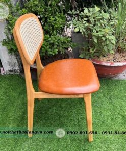 Ghế gỗ cafe Secco lưng lưới - Ảnh 5