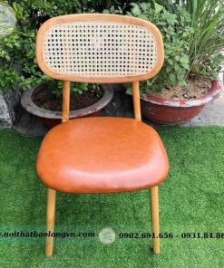 Ghế gỗ cafe Secco lưng lưới