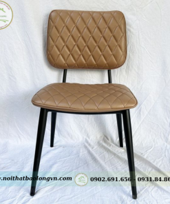 Ghế Copin chân sắt nệm simili - Ảnh 5