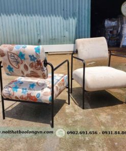Ghế sofa đơn khung sắt nệm simili - Ảnh 6