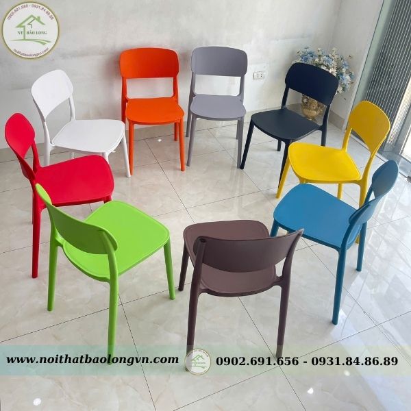 Ghế nhựa đúc nguyên khối - Ảnh 3