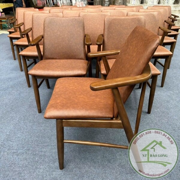 Ghế cafe gỗ cao su Babie - Ảnh 9