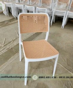 Ghế cafe nhựa giả mây