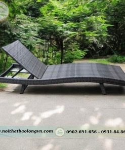 Ghế hồ bơi nhựa giả mây - Ảnh 5