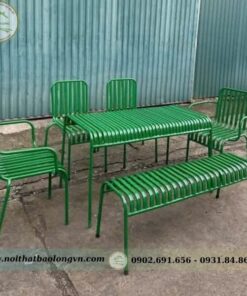 Ghế sắt cafe ngoài trời có tay - Ảnh 6