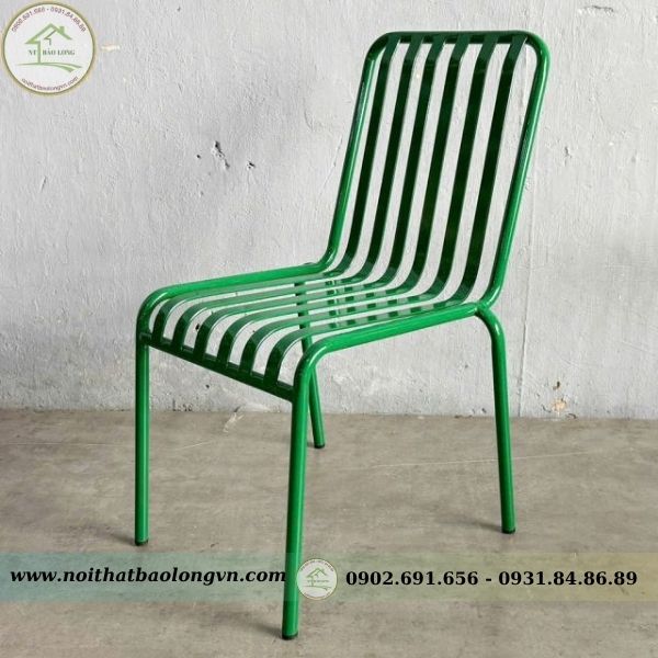 Bộ bàn ghế sắt ngoài trời BL001 - Ảnh 6