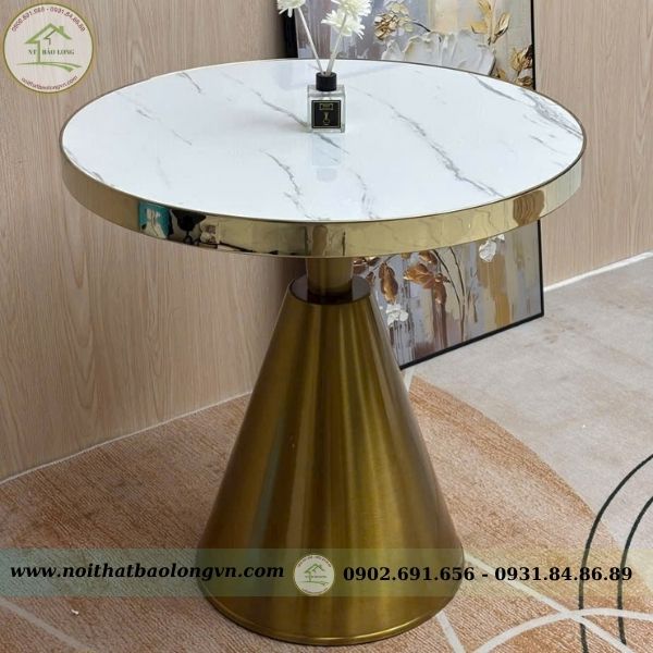 Bàn trà mạ PVD nhập khẩu