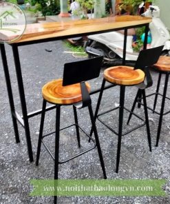 Ghế quầy bar gỗ Me Tây - Ảnh 4