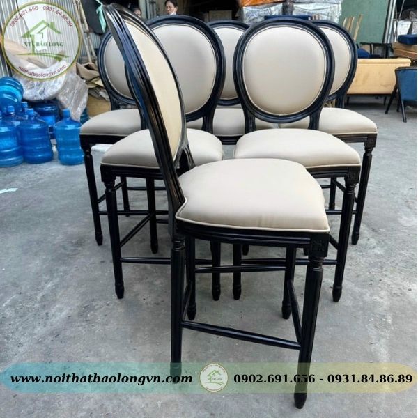 Ghế bar gỗ Louis - Ảnh 5
