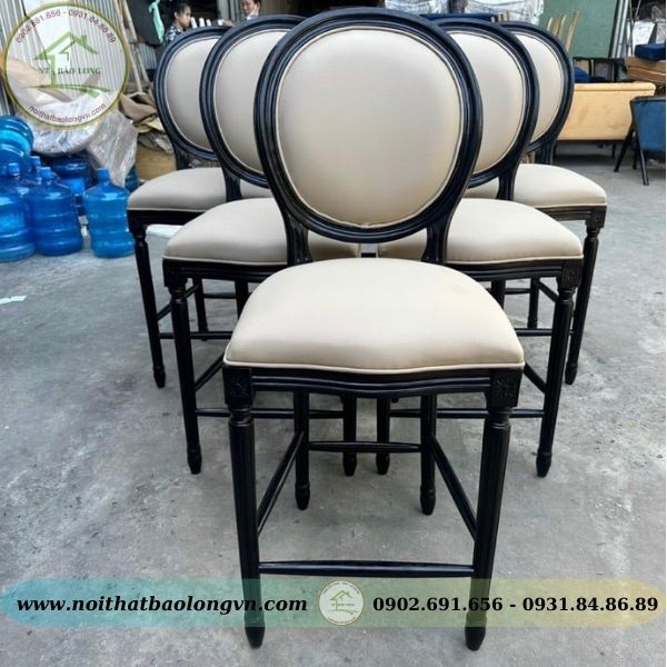 Ghế bar gỗ Louis - Ảnh 6